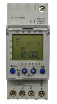 YZYX DTD2301  horloge digital hebdomadaire 1 relais rail DIN
